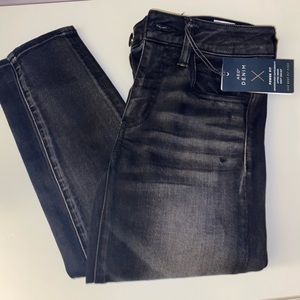 American Eagle Black Ripped Jeans